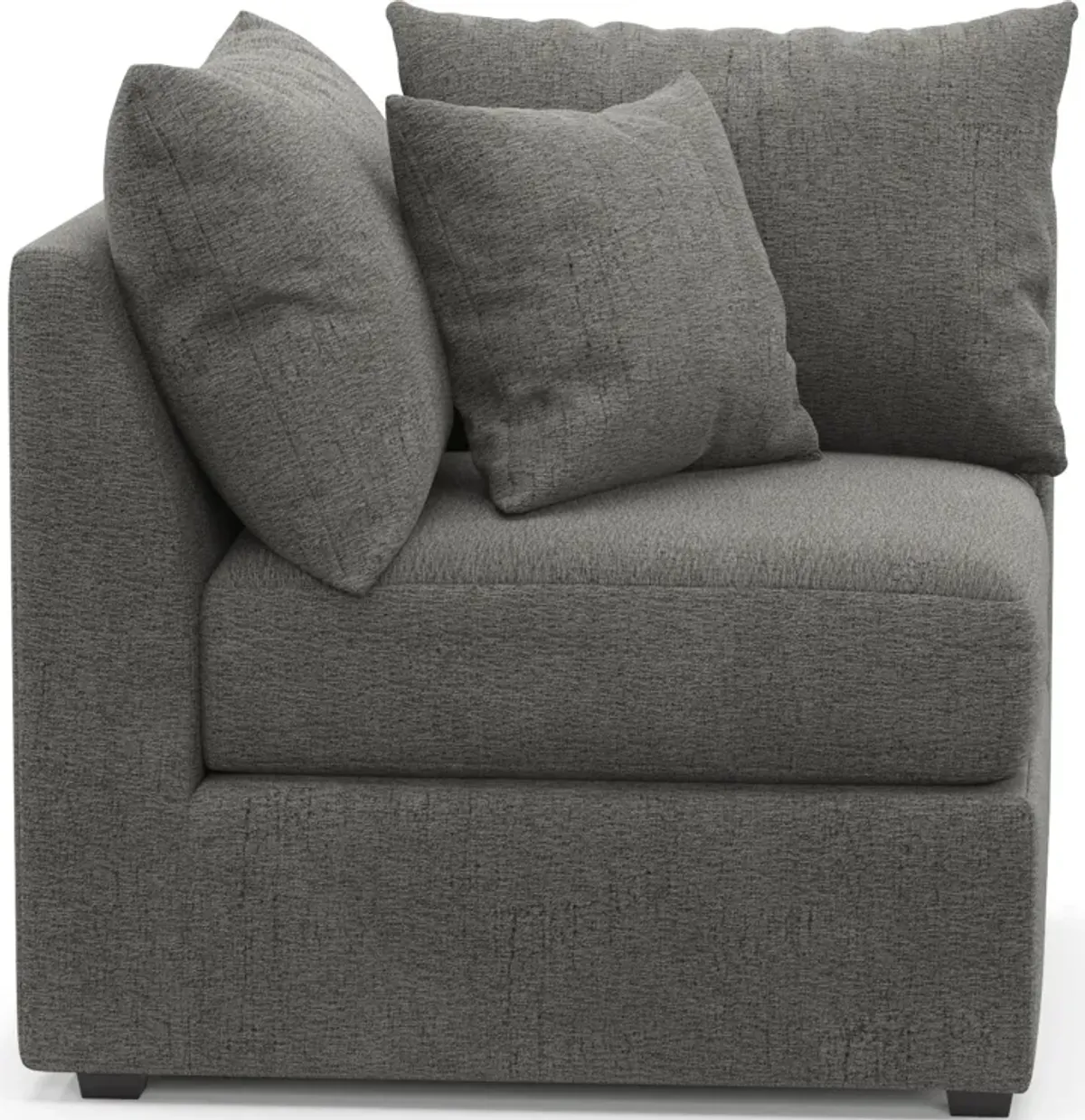 Nest Hybrid Comfort Corner Chair - Living Large Charcoal