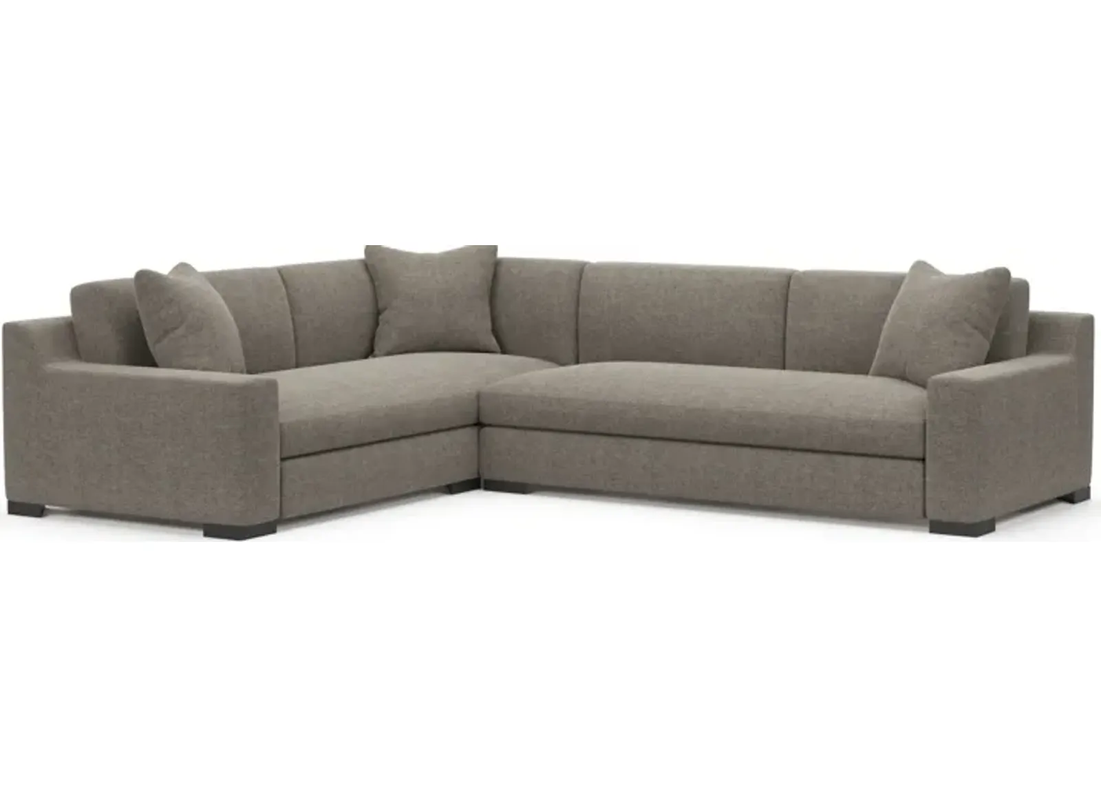 Ethan Foam Comfort Eco Performance 2-Piece Sectional - Bridger Metal