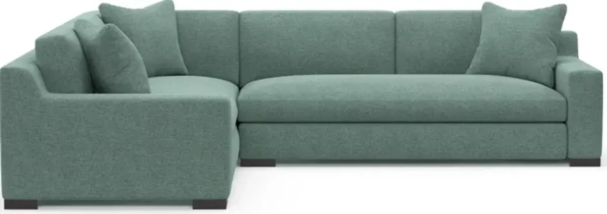 Ethan Foam Comfort Eco Performance 2-Piece Sectional - Bridger Jade