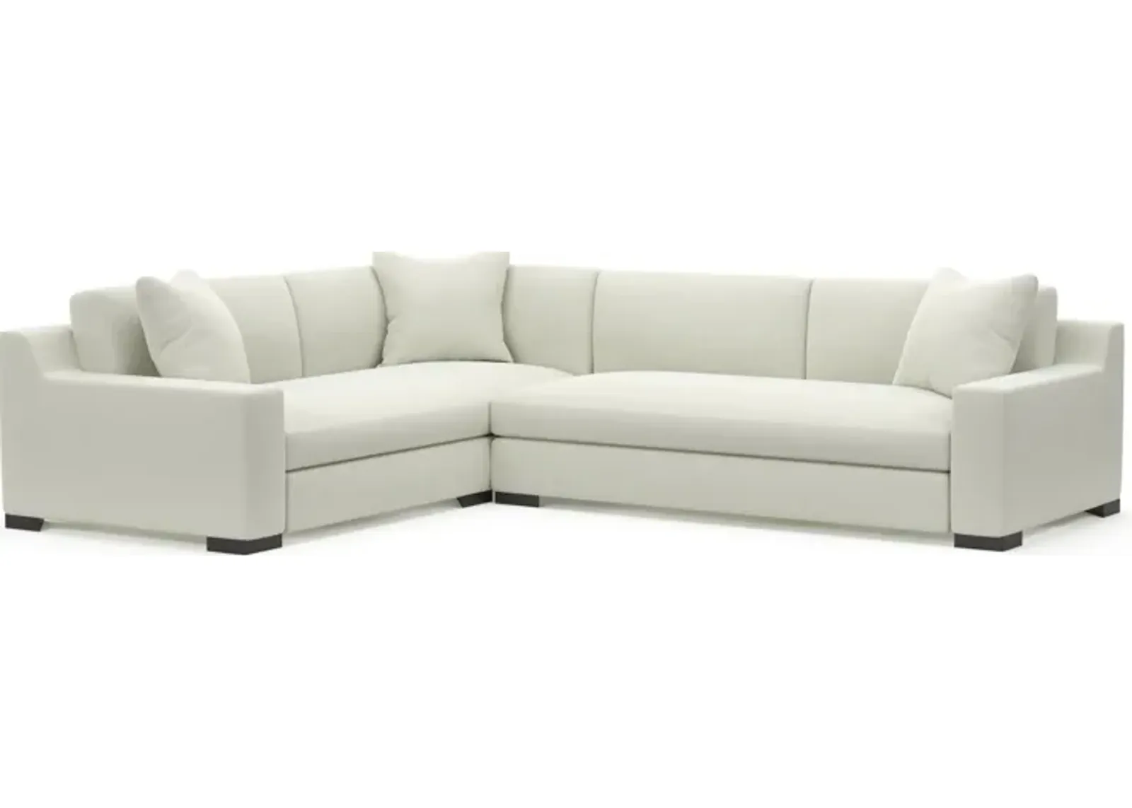 Ethan Foam Comfort Eco Performance 2-Piece Sectional - Liv Arctic