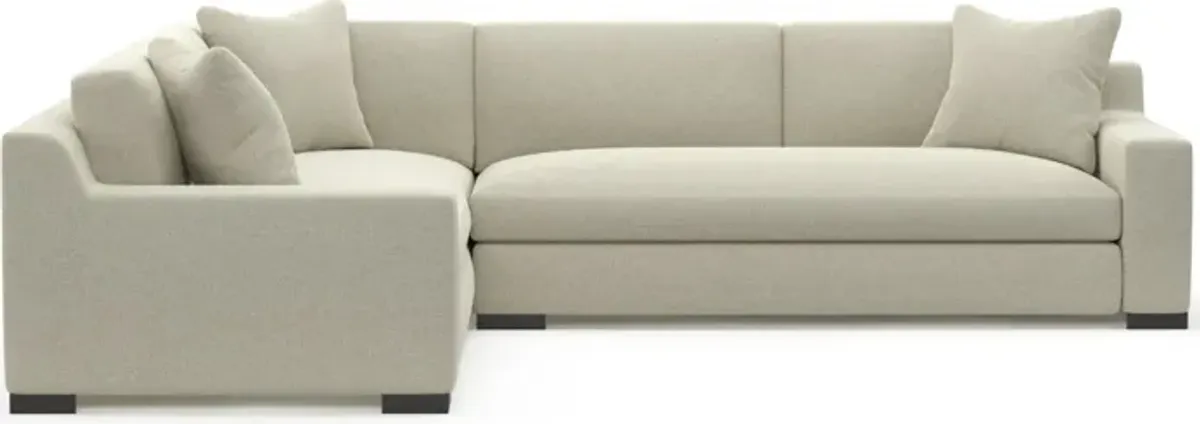 Ethan Foam Comfort Eco Performance 2-Piece Sectional - Liv Dove