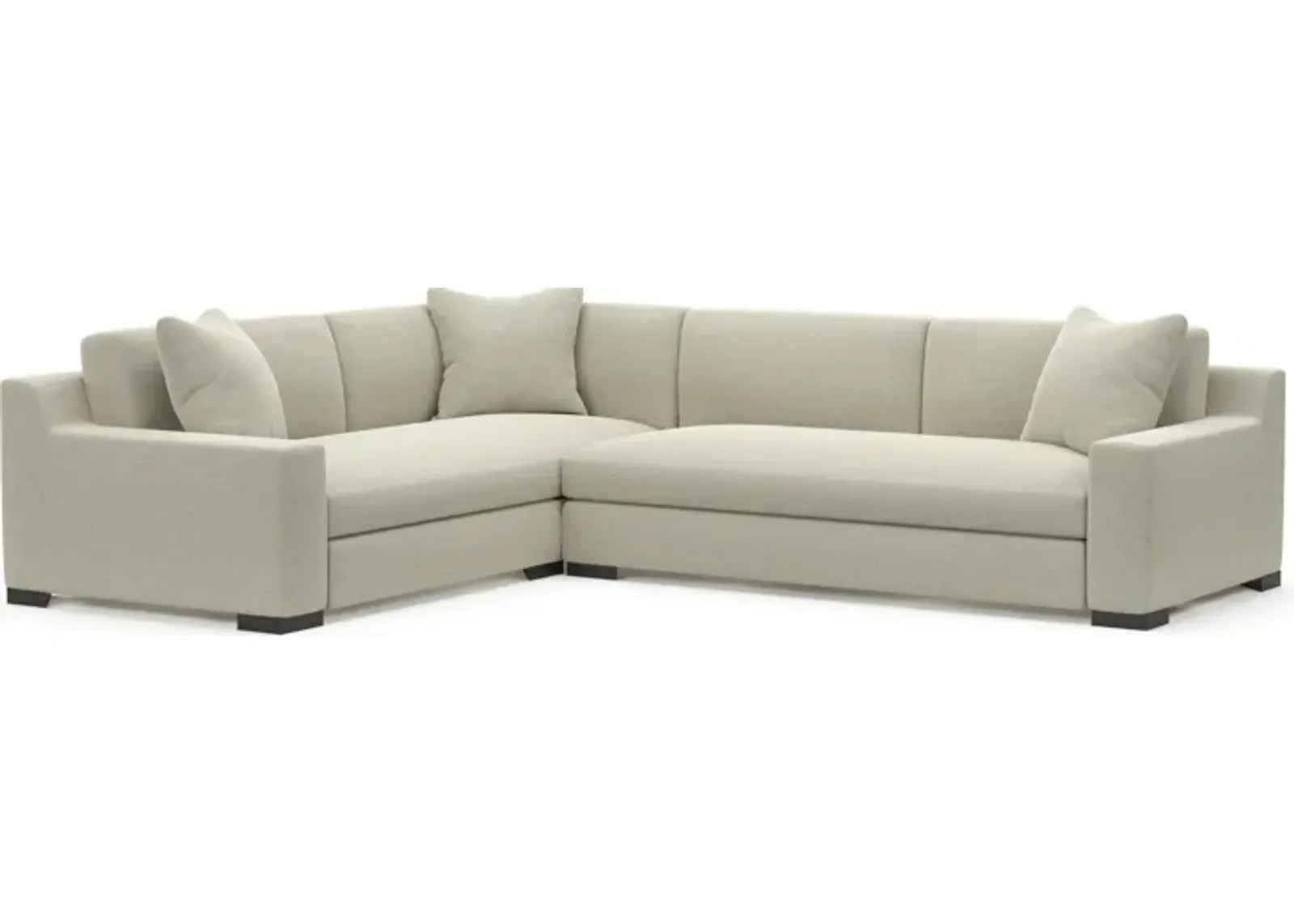 Ethan Foam Comfort Eco Performance 2-Piece Sectional - Liv Dove