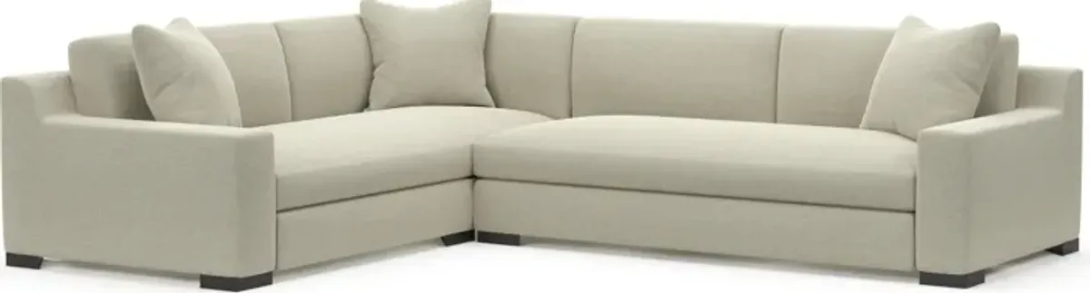 Ethan Foam Comfort Eco Performance 2-Piece Sectional - Liv Dove