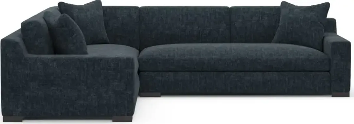 Ethan Foam Comfort Eco Performance 2-Piece Sectional - Argo Navy