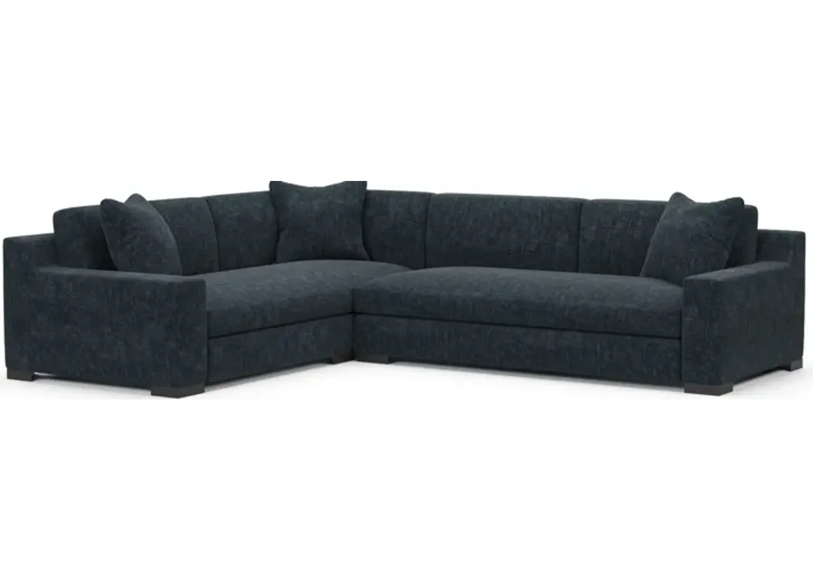 Ethan Foam Comfort Eco Performance 2-Piece Sectional - Argo Navy