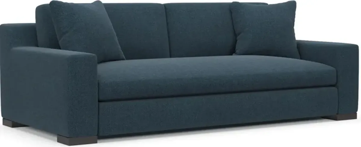 Ethan Foam Comfort Eco Performance Sofa - Broderick Indigo