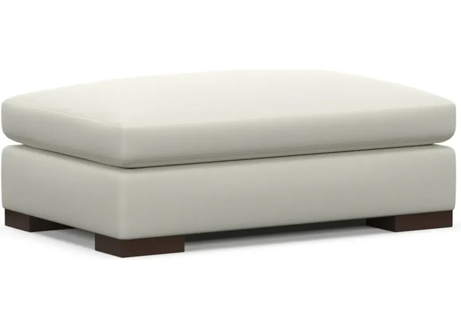 Ethan Foam Comfort Eco Performance Ottoman - Liv Arctic