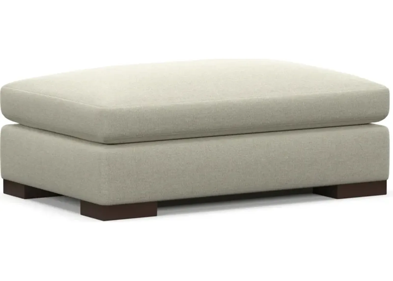 Ethan Foam Comfort Eco Performance Ottoman - Liv Dove