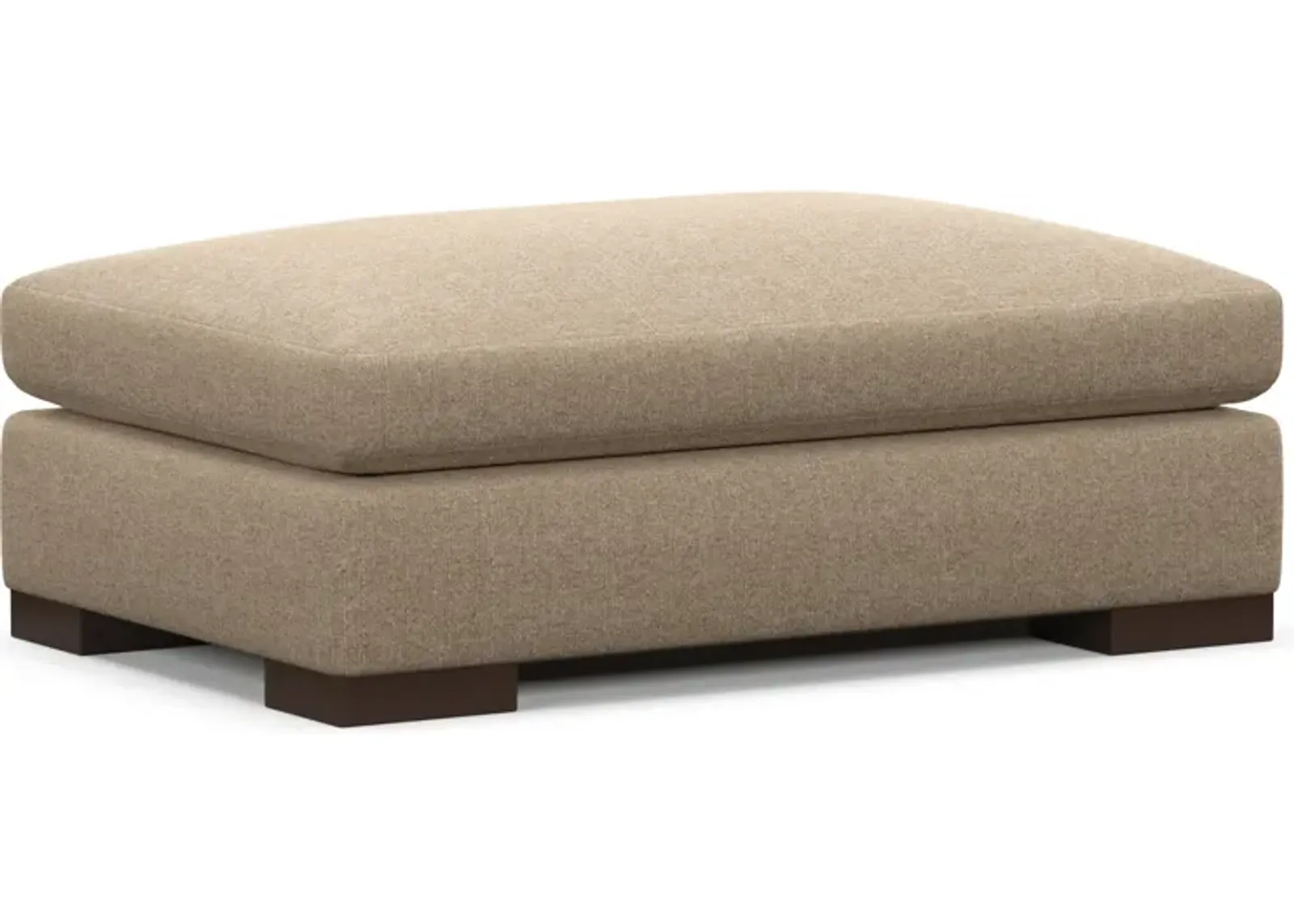 Ethan Foam Comfort Eco Performance Ottoman - Liv Wicker