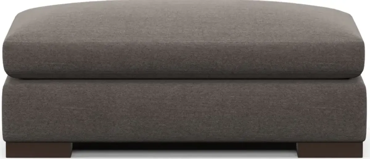 Ethan Foam Comfort Eco Performance Ottoman - Presidio Steel