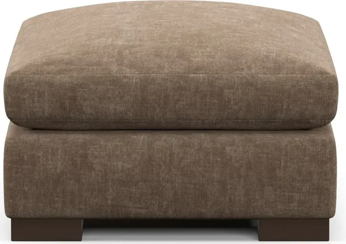 Ethan Foam Comfort Eco Performance Ottoman - Argo Java