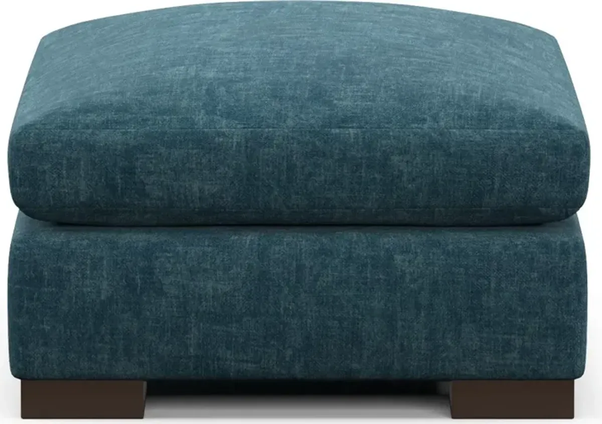 Ethan Foam Comfort Eco Performance Ottoman - Argo Tropic