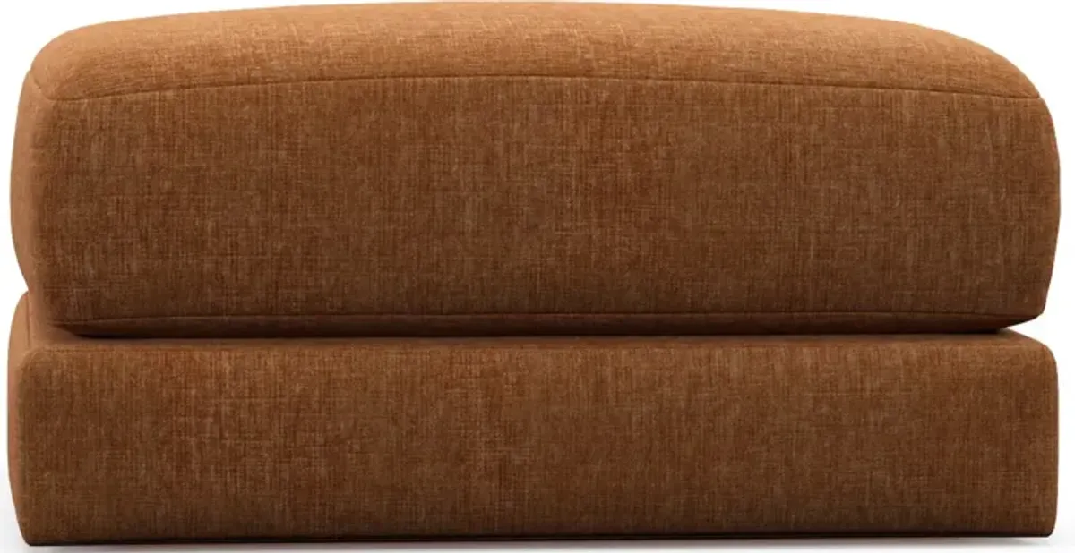 Nest Hybrid Comfort Short Ottoman - Contessa Ginger