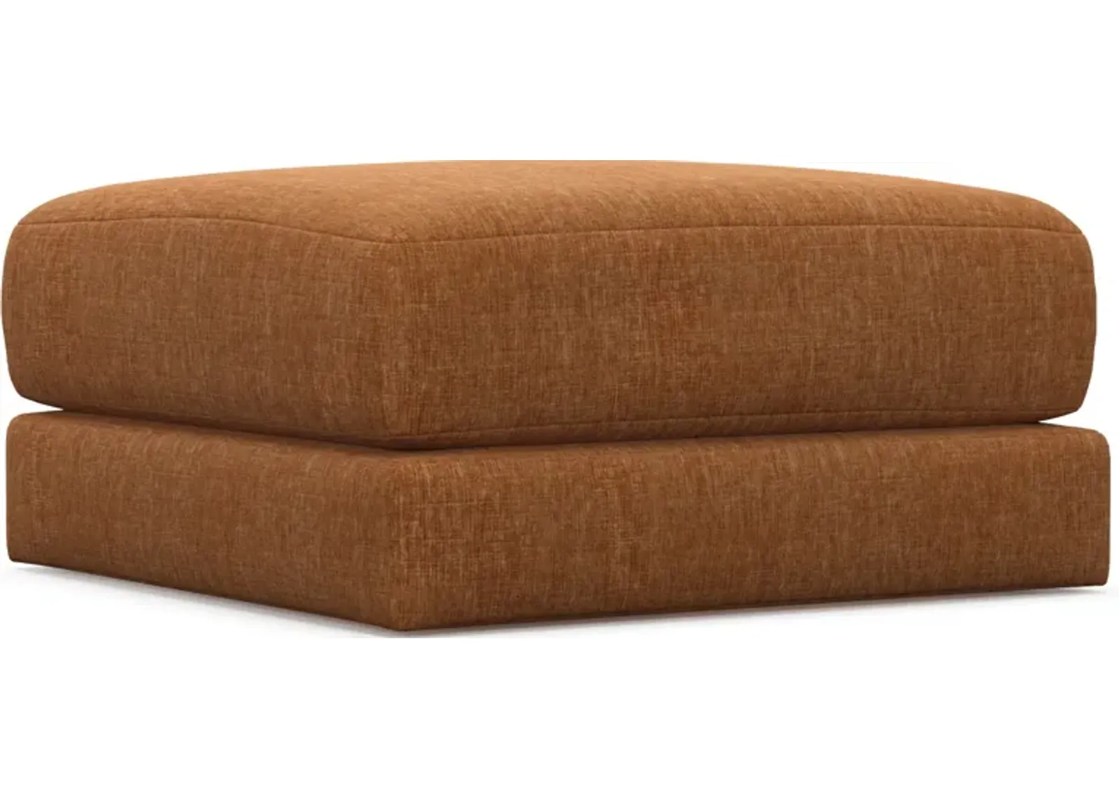 Nest Hybrid Comfort Short Ottoman - Contessa Ginger