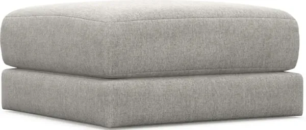 Nest Hybrid Comfort Short Ottoman - Burmese Granite