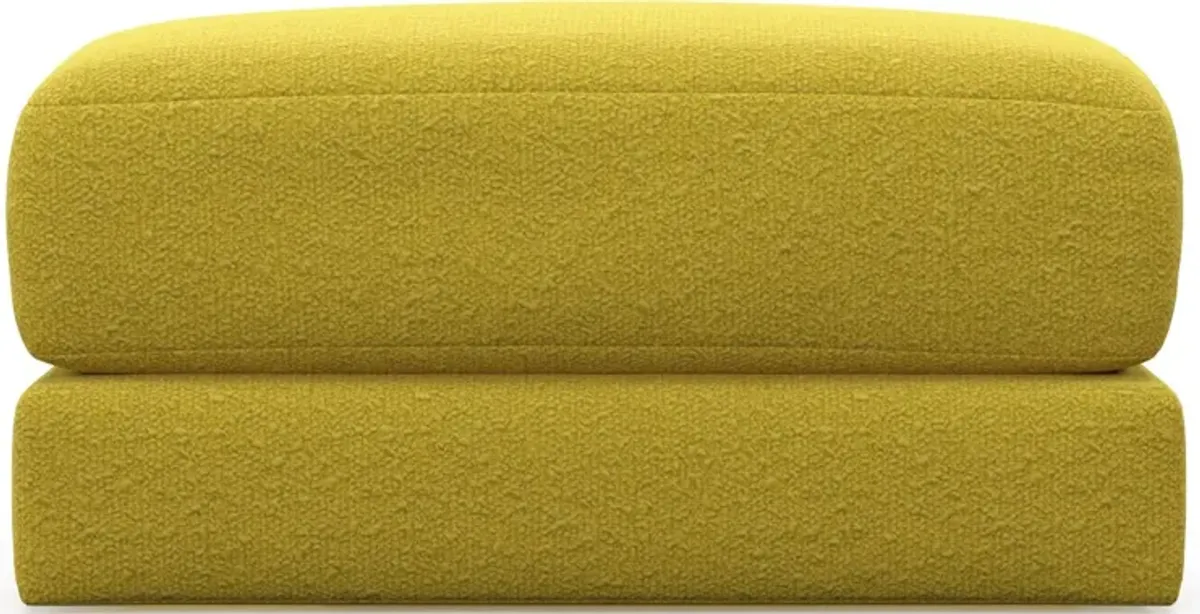 Nest Hybrid Comfort Short Ottoman - Bloke Goldenrod