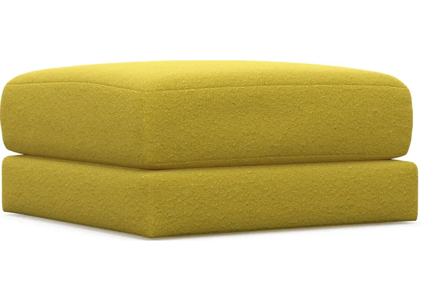 Nest Hybrid Comfort Short Ottoman - Bloke Goldenrod