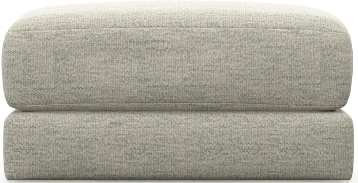 Nest Hybrid Comfort Short Ottoman - Merino Chalk