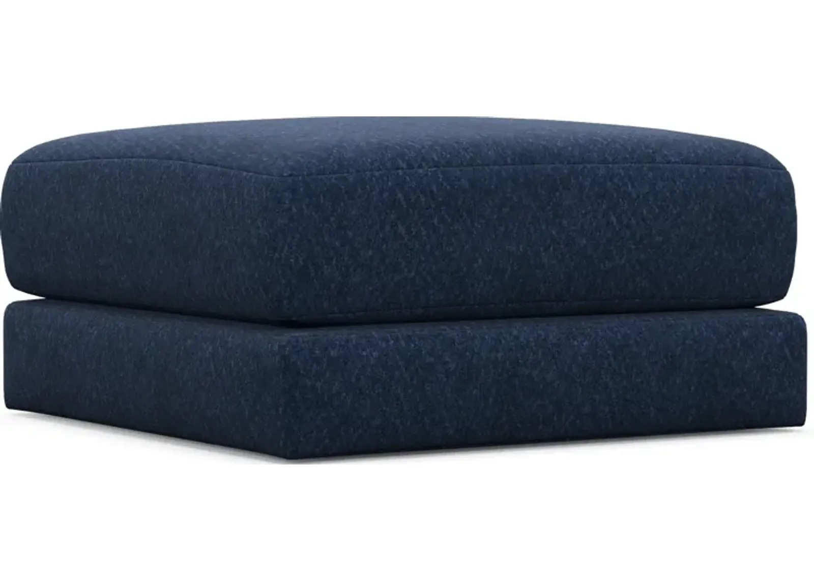 Nest Hybrid Comfort Short Ottoman - Oslo Navy