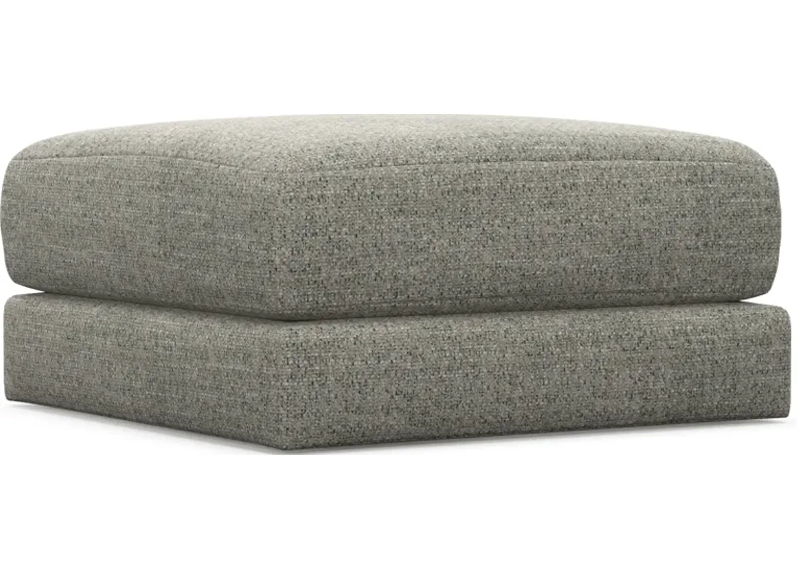 Nest Hybrid Comfort Short Ottoman - Pandora Pepper