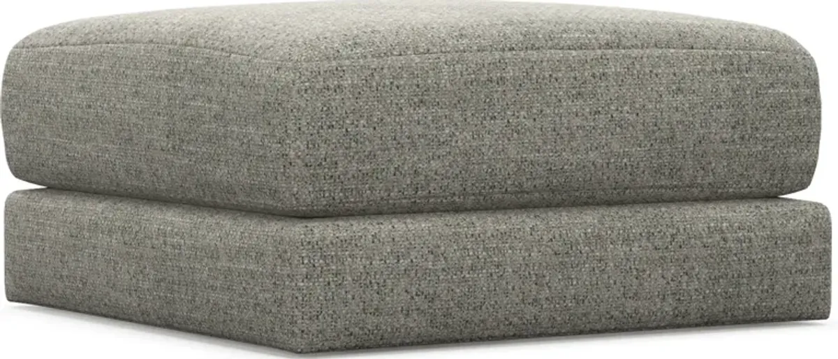 Nest Hybrid Comfort Short Ottoman - Pandora Pepper