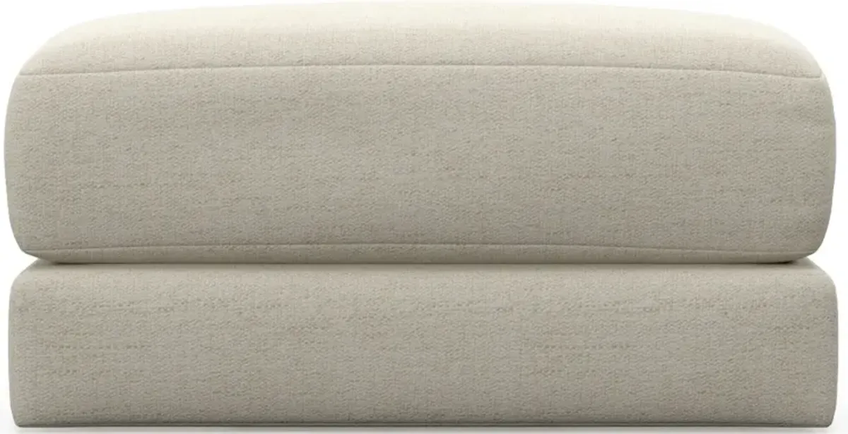 Nest Hybrid Comfort Short Ottoman - Curious Pearl