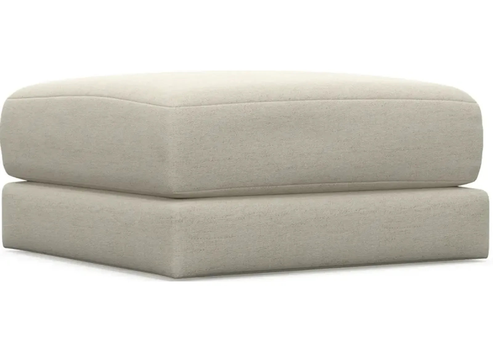 Nest Hybrid Comfort Short Ottoman - Curious Pearl