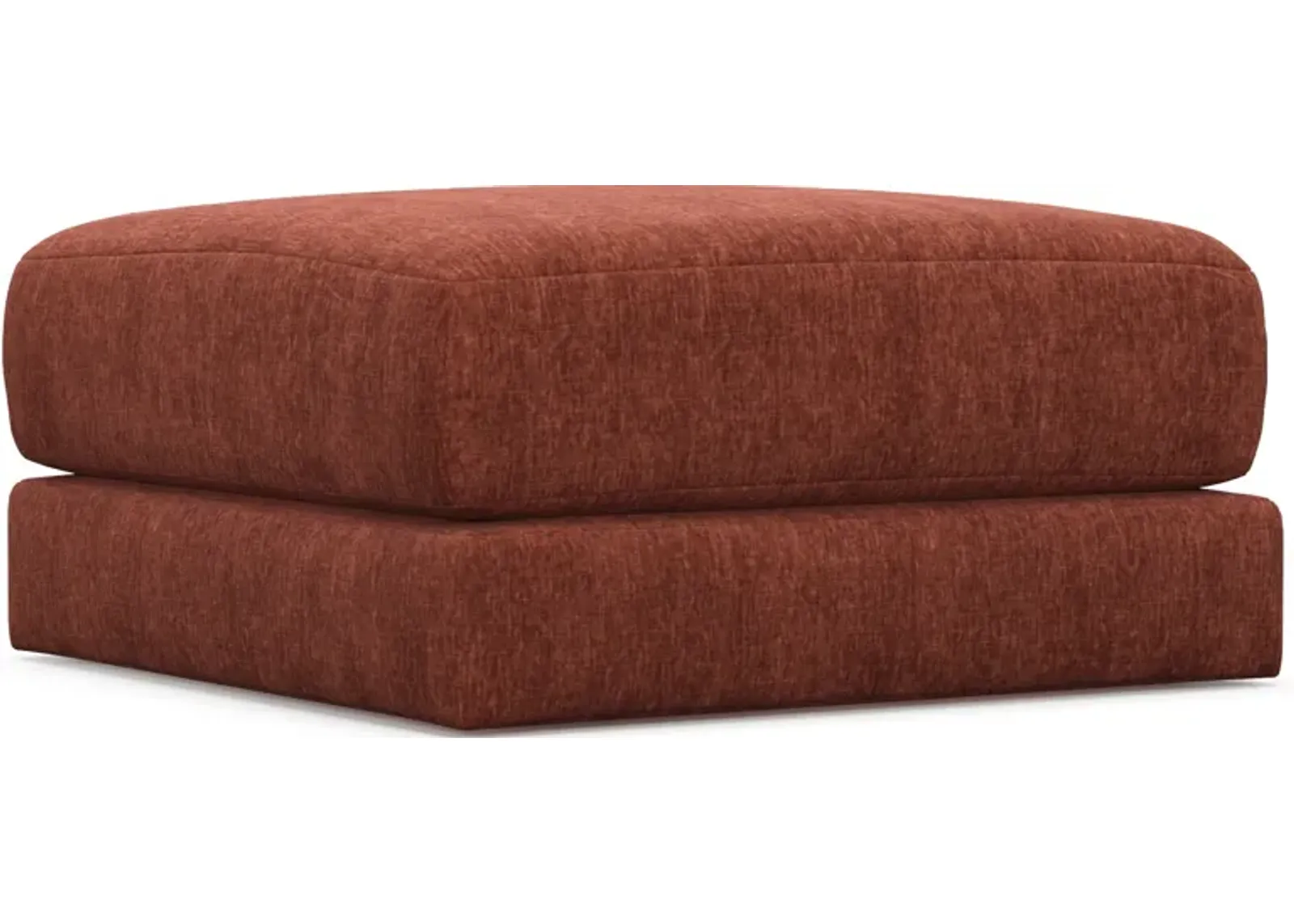 Nest Hybrid Comfort Short Ottoman - Contessa Paprika