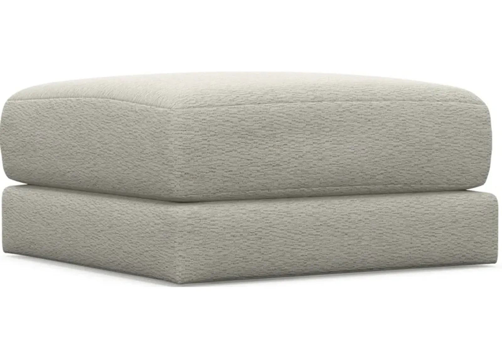 Nest Hybrid Comfort Short Ottoman - Everton Grey