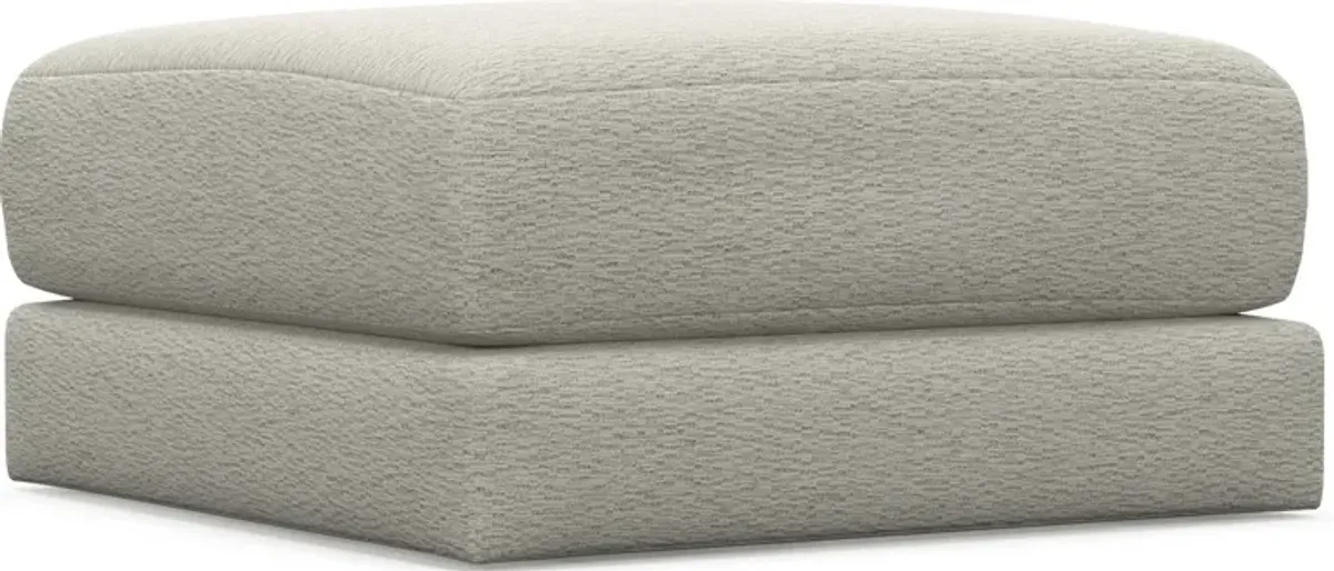 Nest Hybrid Comfort Short Ottoman - Everton Grey