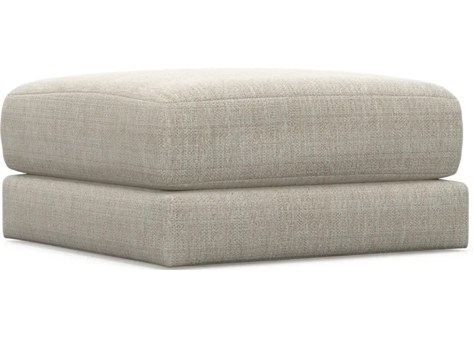 Nest Hybrid Comfort Short Ottoman - Mason Porcelain