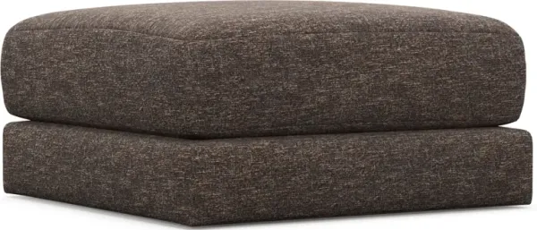 Nest Hybrid Comfort Short Ottoman - M Walnut