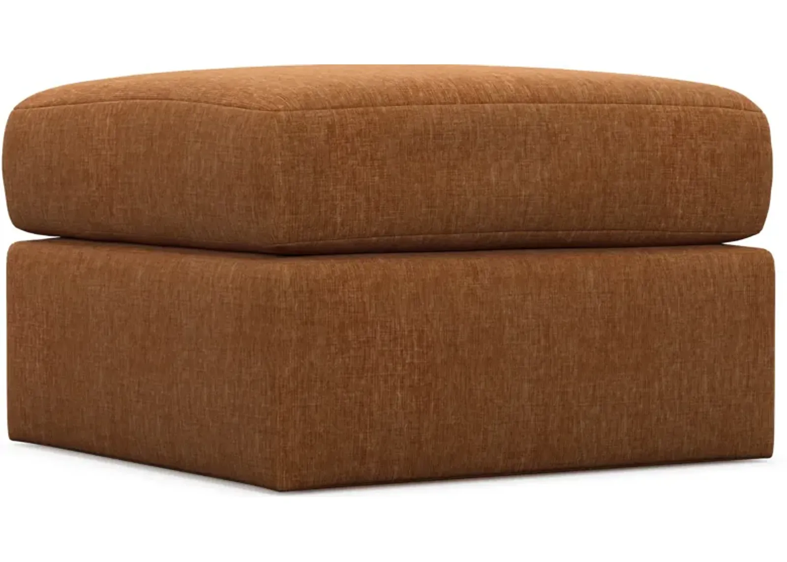 Nest Hybrid Comfort Tall Ottoman - Contessa Ginger