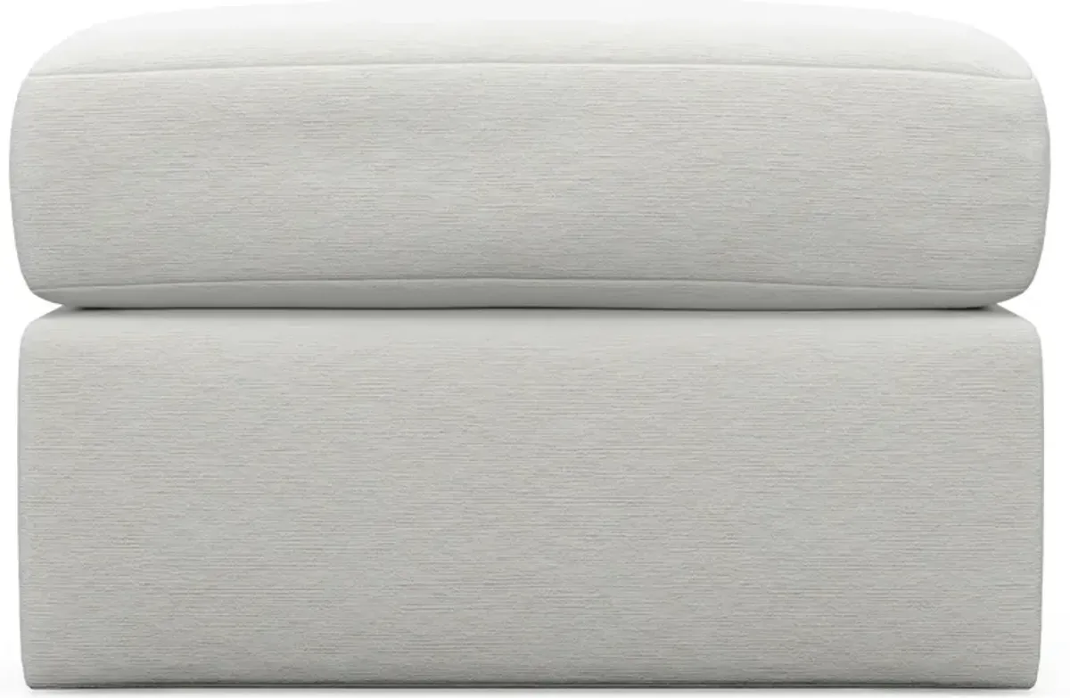 Nest Hybrid Comfort Tall Ottoman - Contessa Vanilla