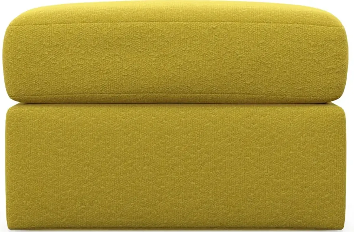 Nest Hybrid Comfort Tall Ottoman - Bloke Goldenrod