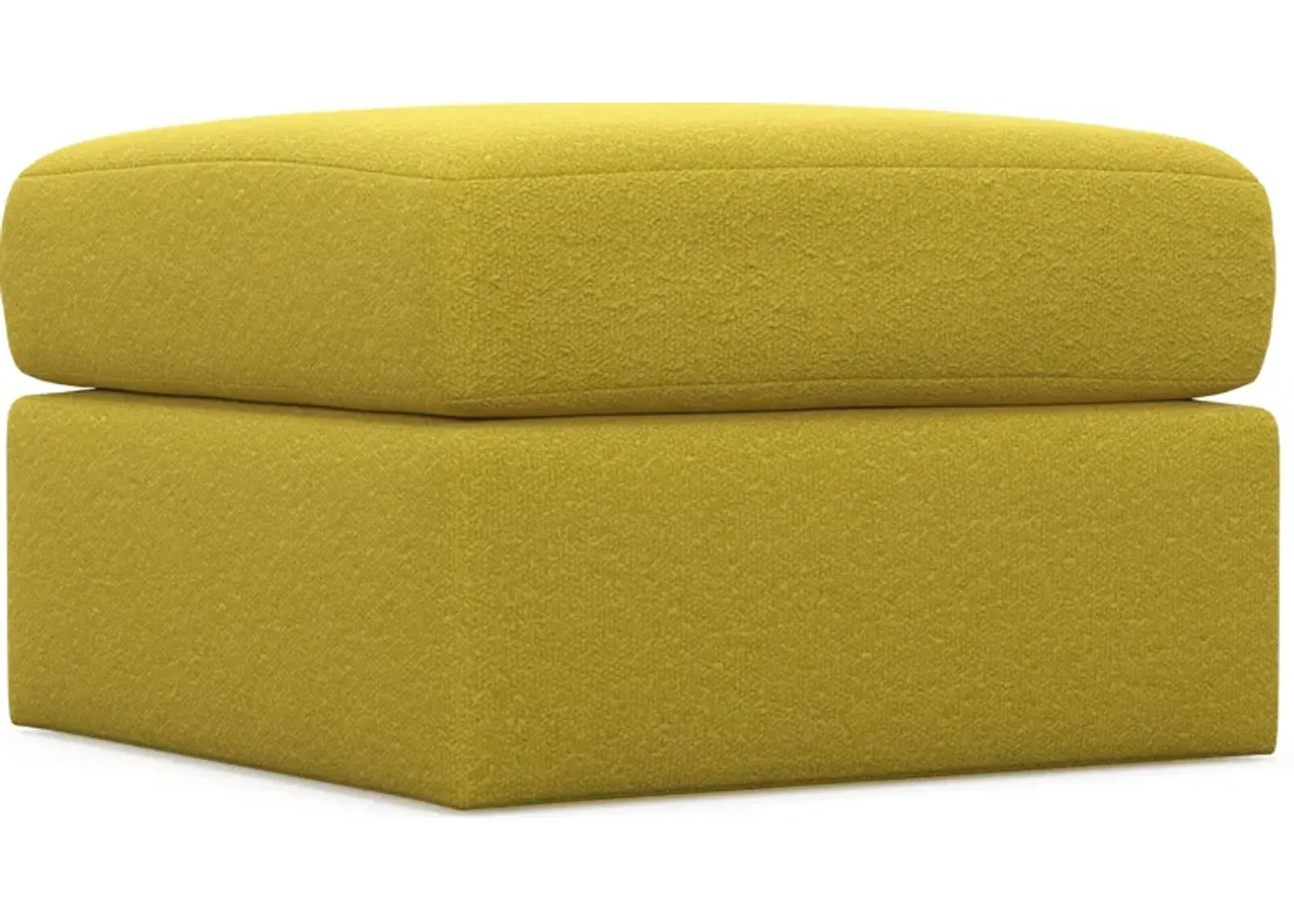 Nest Hybrid Comfort Tall Ottoman - Bloke Goldenrod