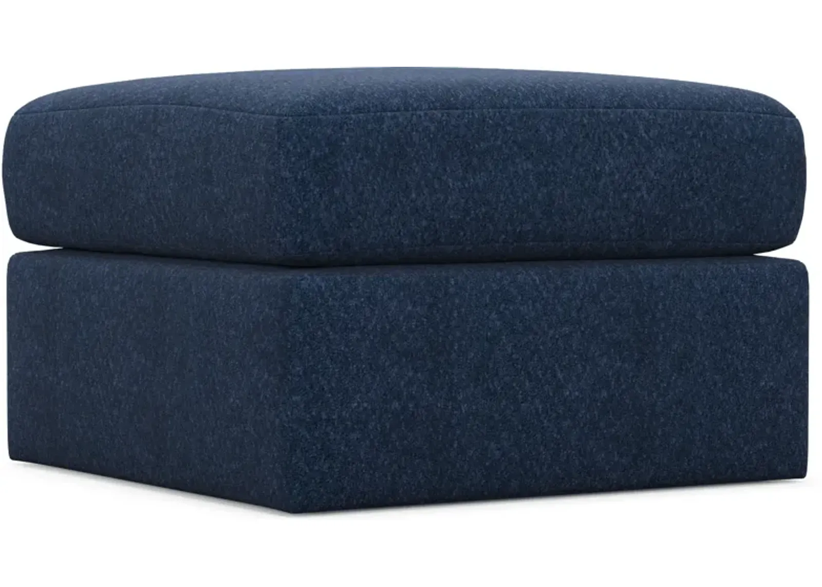 Nest Hybrid Comfort Tall Ottoman - Oslo Navy