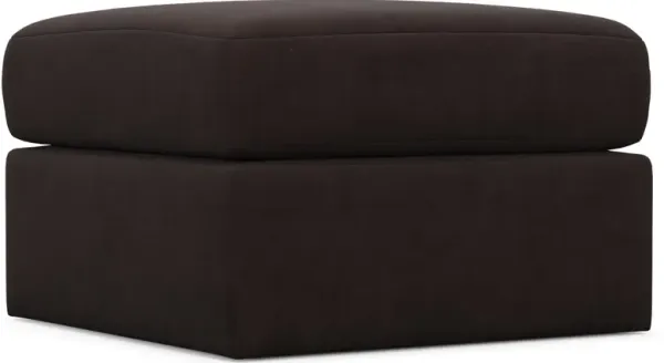 Nest Hybrid Comfort Tall Ottoman - Merrimac Dark Brown