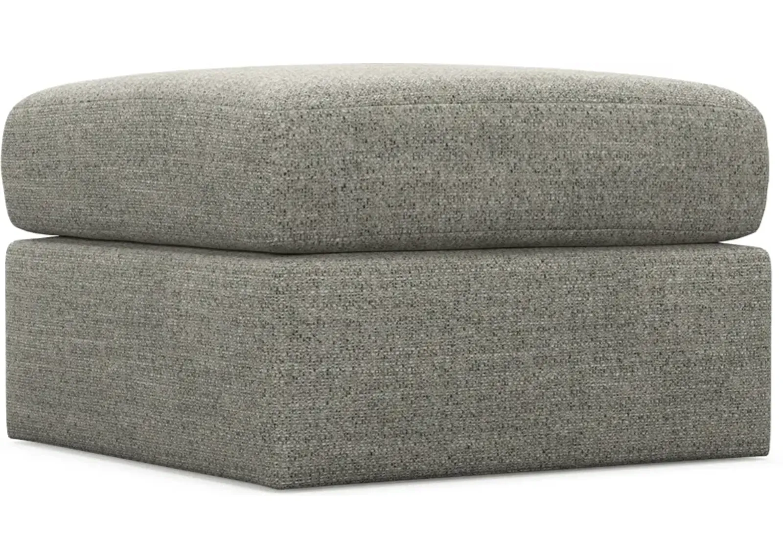 Nest Hybrid Comfort Tall Ottoman - Pandora Pepper