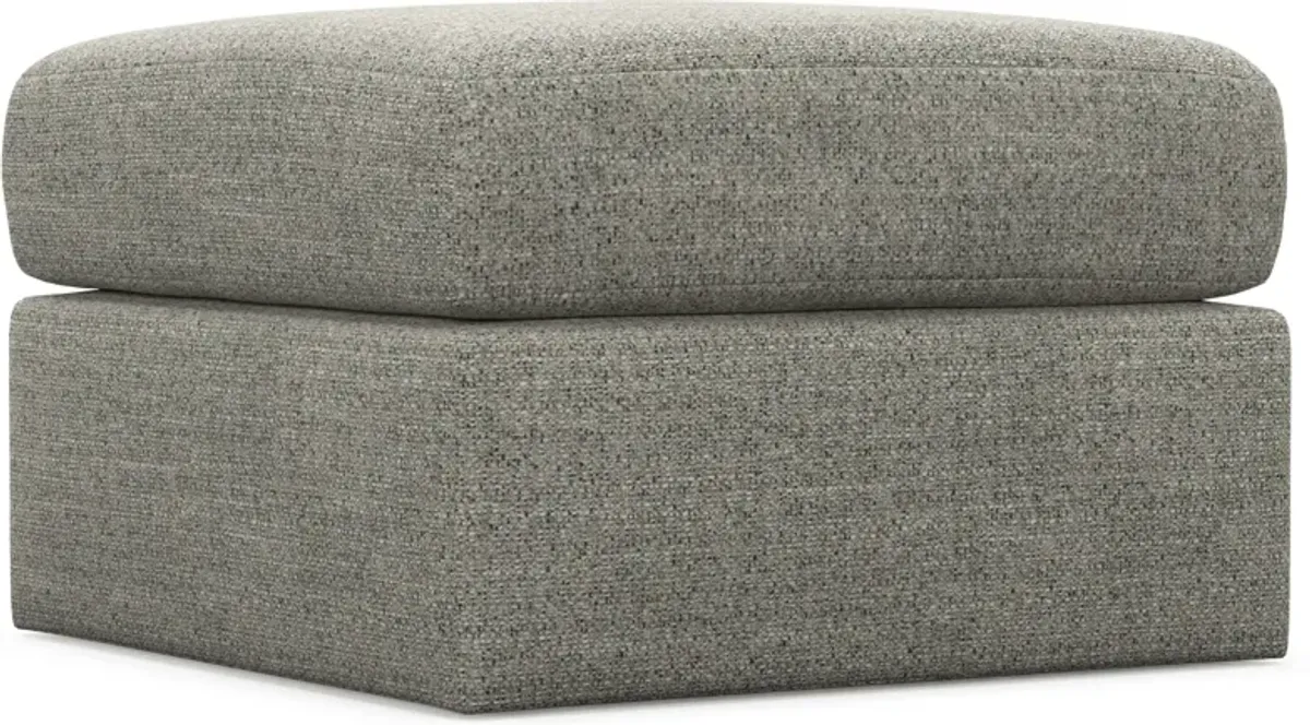 Nest Hybrid Comfort Tall Ottoman - Pandora Pepper