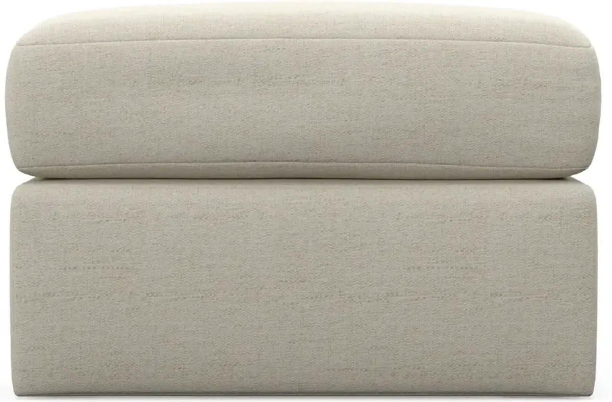 Nest Hybrid Comfort Tall Ottoman - Curious Pearl