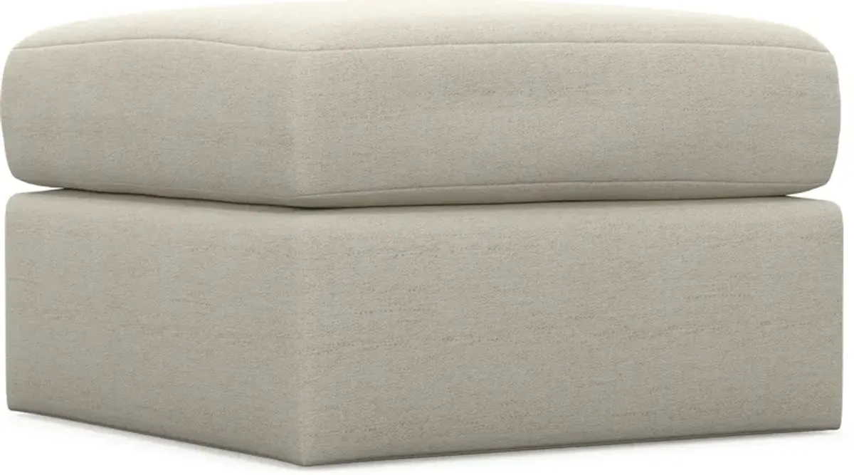 Nest Hybrid Comfort Tall Ottoman - Curious Pearl