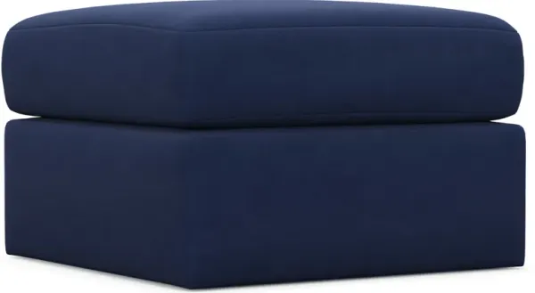 Nest Hybrid Comfort Tall Ottoman - Abington Indigo