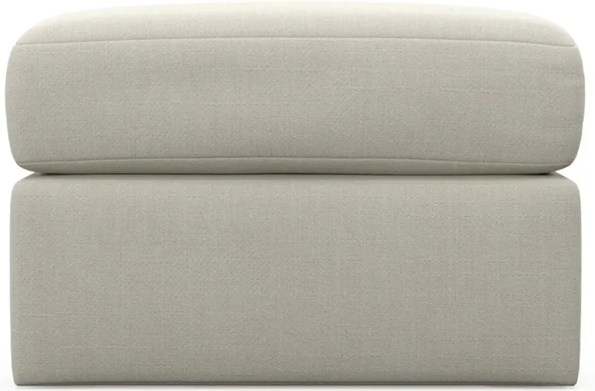 Nest Hybrid Comfort Tall Ottoman - Anders Ivory