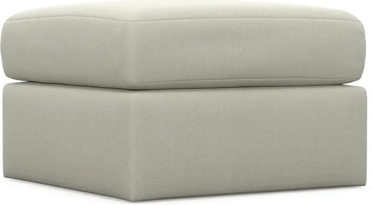 Nest Hybrid Comfort Tall Ottoman - Anders Ivory