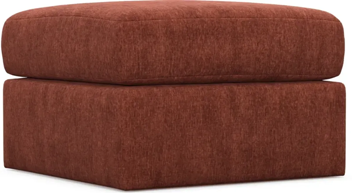 Nest Hybrid Comfort Tall Ottoman - Contessa Paprika