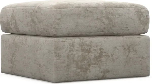 Nest Hybrid Comfort Tall Ottoman - Hearth Cement