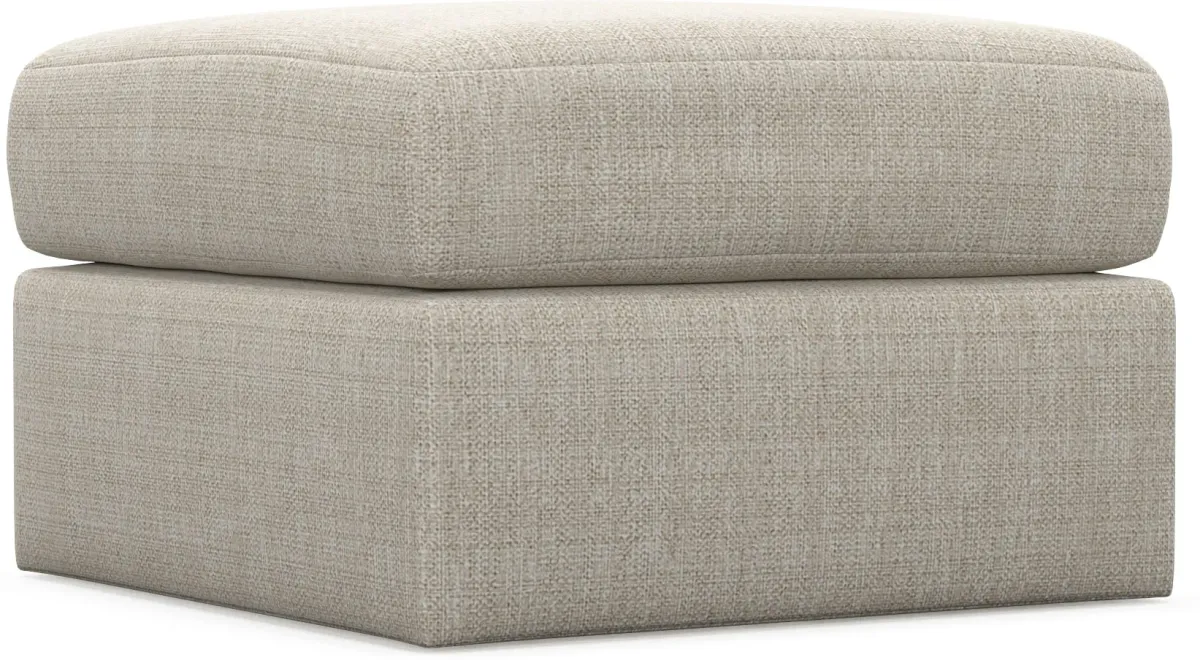 Nest Hybrid Comfort Tall Ottoman - Mason Porcelain