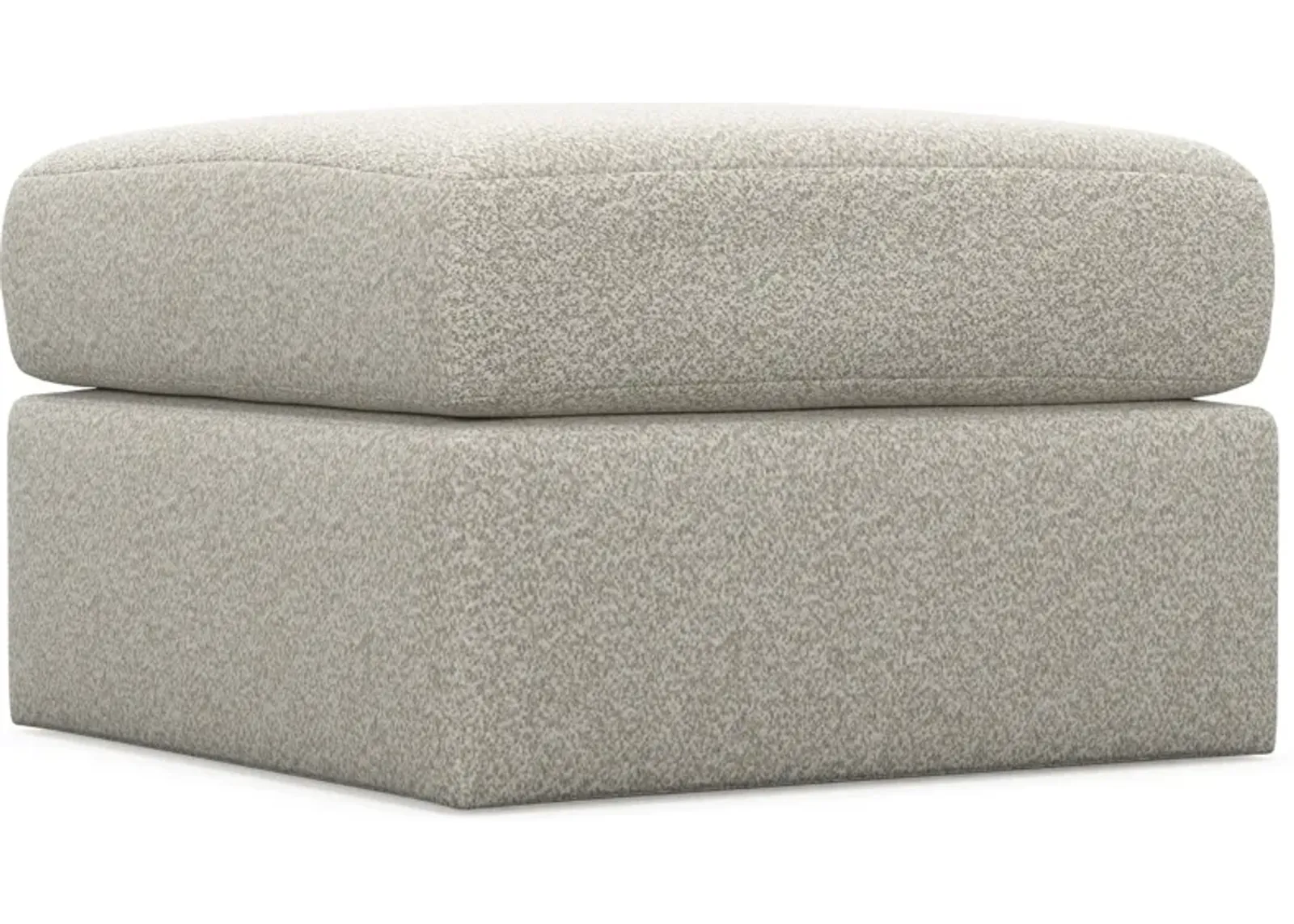 Nest Hybrid Comfort Tall Ottoman - Muse Stone