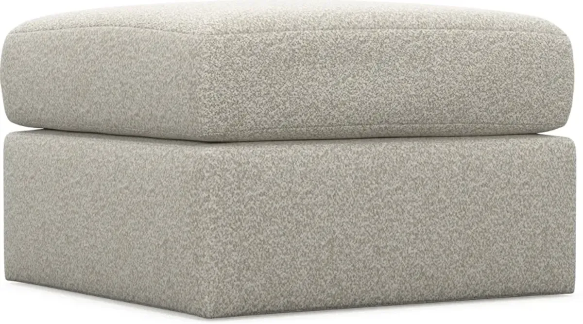 Nest Hybrid Comfort Tall Ottoman - Muse Stone